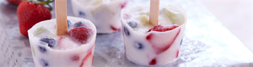 Fruity Yogurt Pops with Dannon®